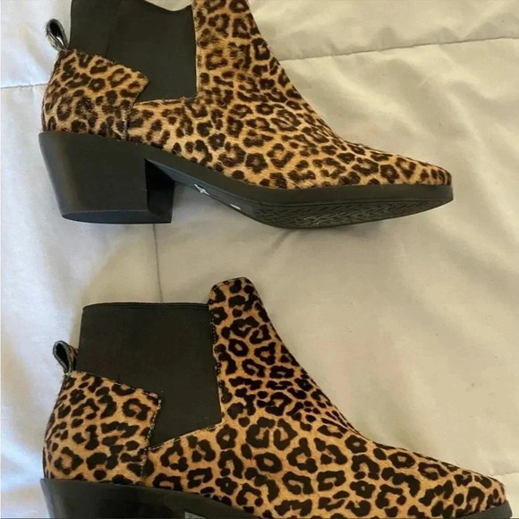 Cole Haan Gia leopard faux fur booties - Picture 5 of 7